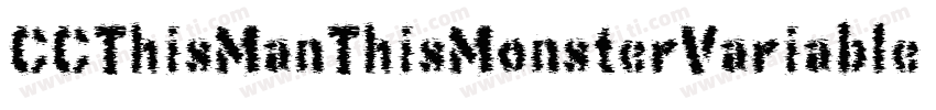CCThisManThisMonsterVariable Regula字体转换
